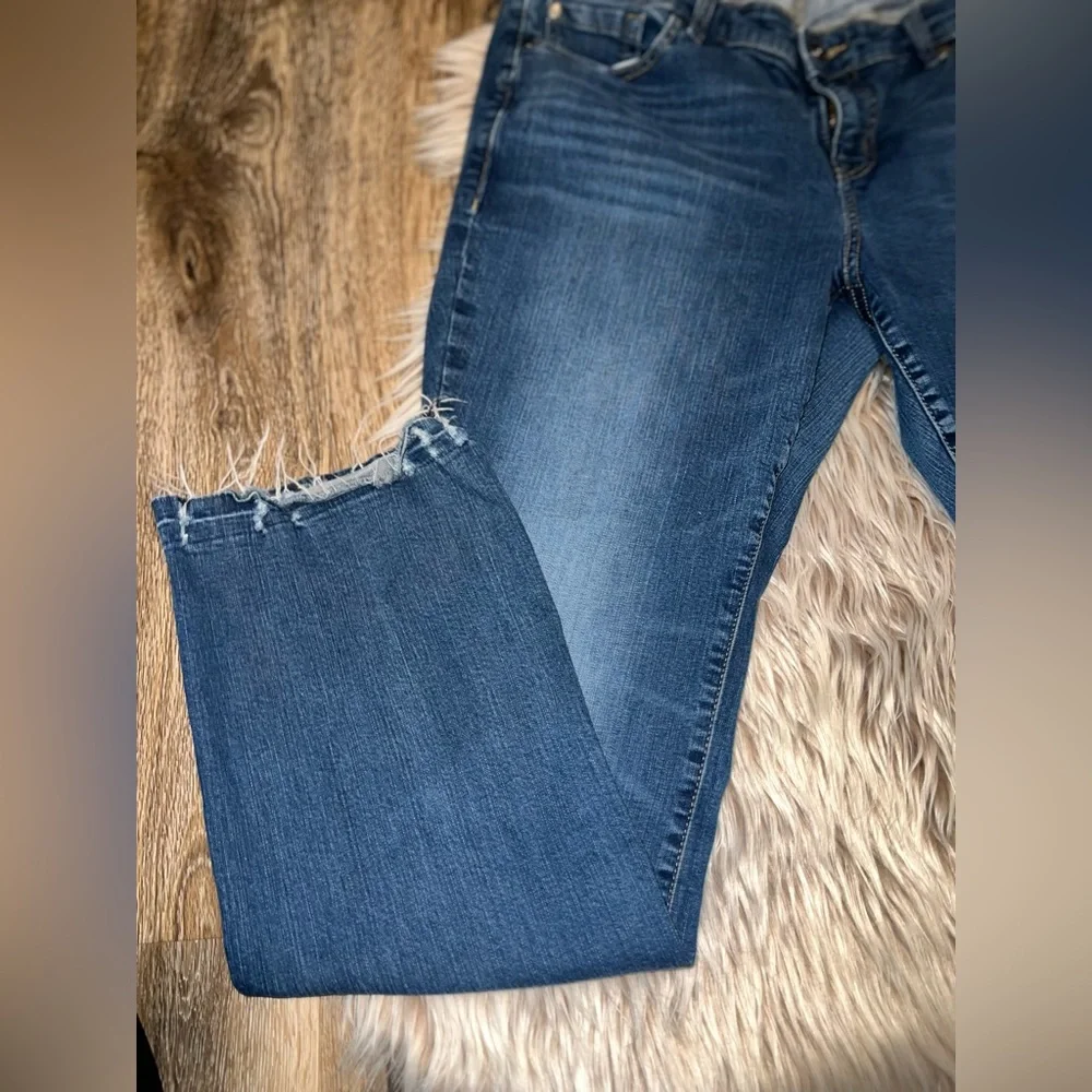 Torrid high rise slim boot vintage stretch women’s blue jeans - Picture 6 of 11